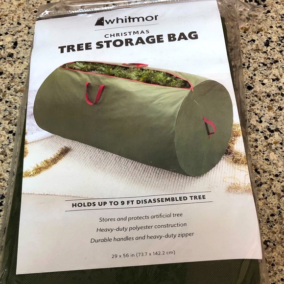 whitmor Holiday Artificial Christmas Tree Heavy Duty Storage Bag Up
